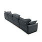 Berk Corduroy Sofa , Grey