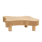 Handcraft Drum Coffee Table, Natural Color