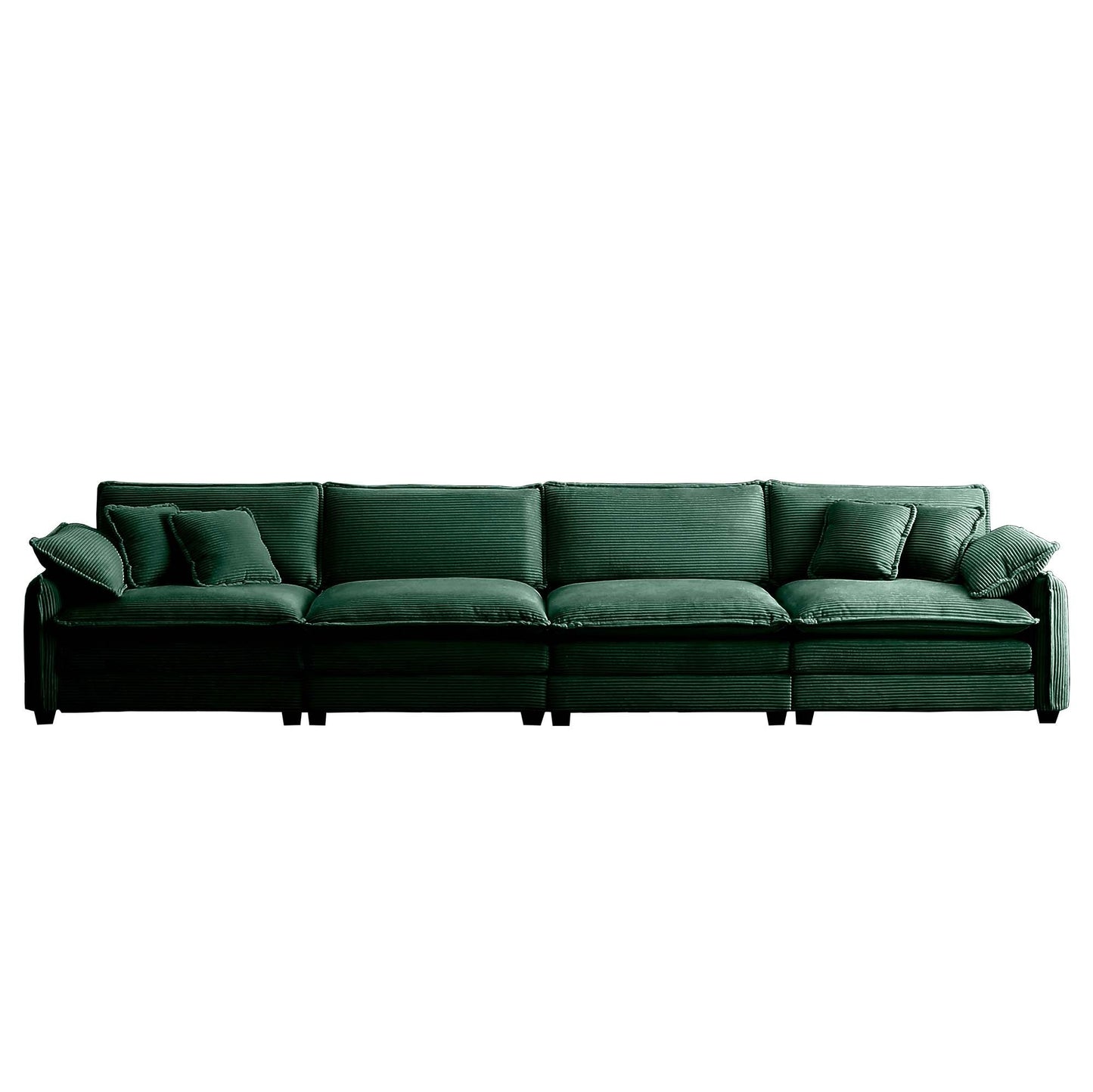 Berk Corduroy Sofa, Green