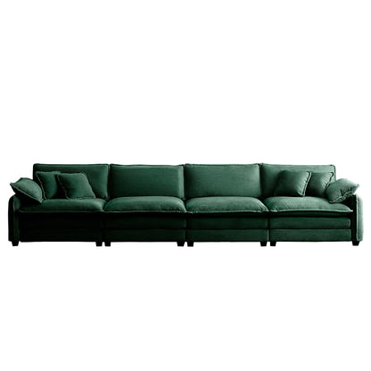 Berk Corduroy Sofa, Green
