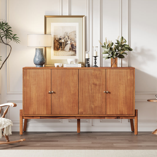 Alden Acacia Wood Sideboard Cabinet, Brown