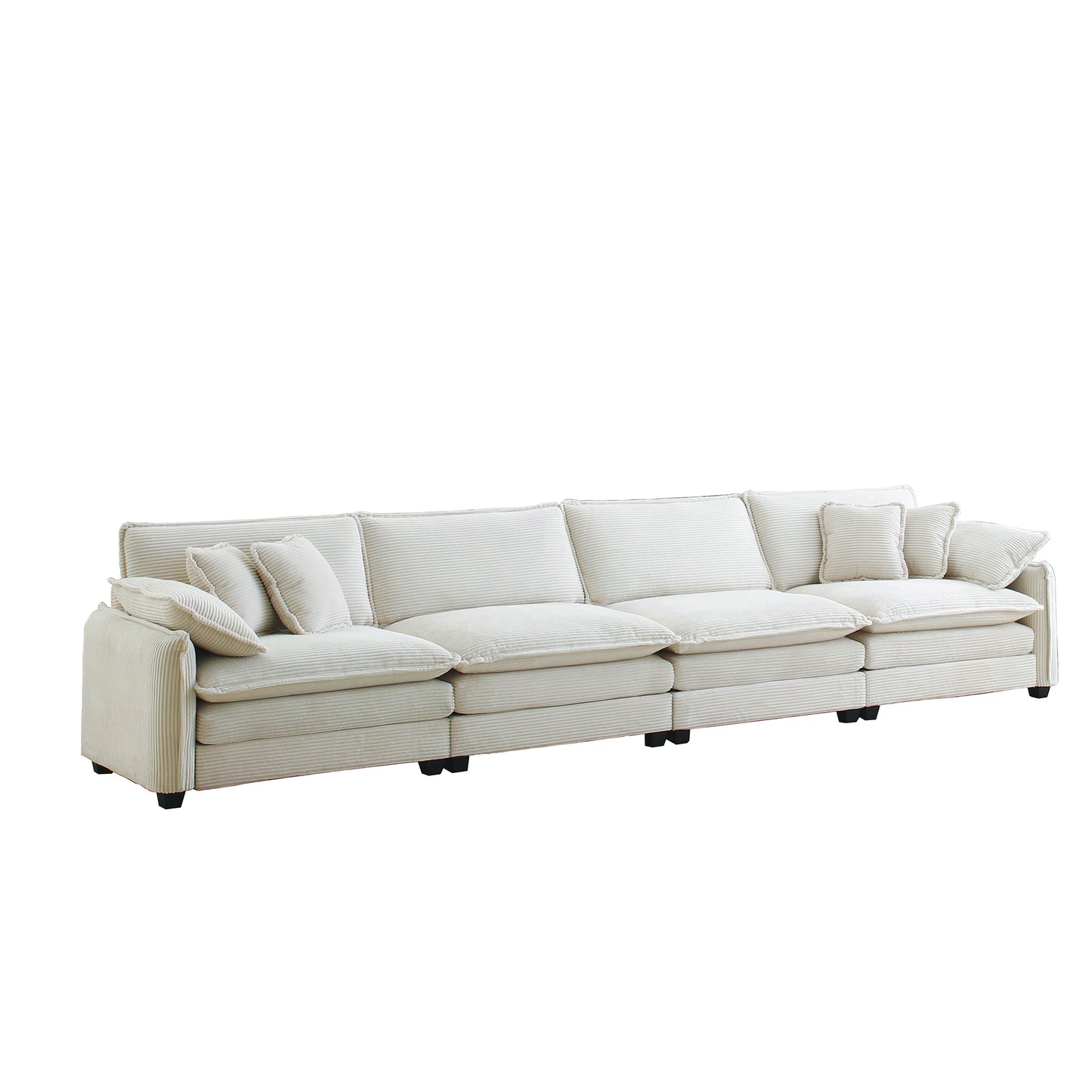 Berk Corduroy Sofa , Beige