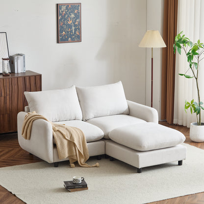 Solace 2-Piece Modular Sofa with Ottoman