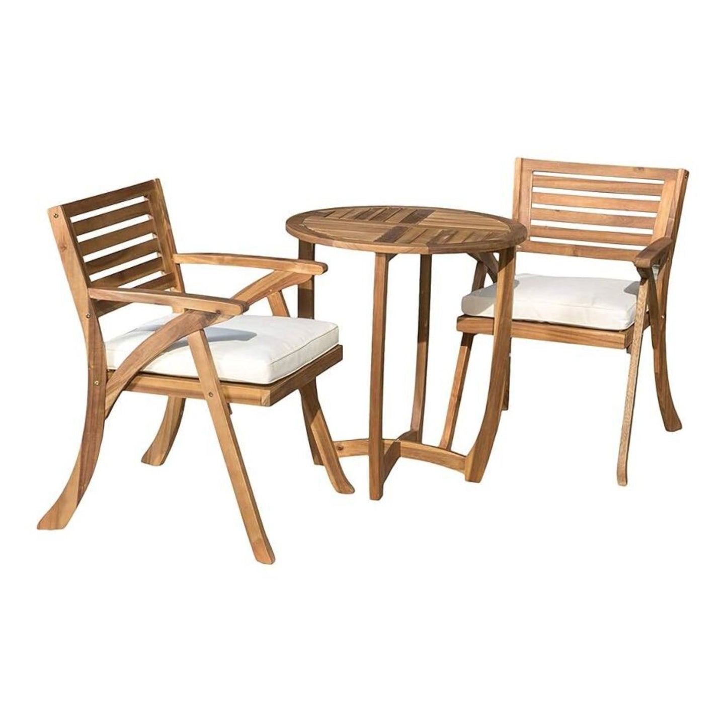 Toulon Acacia Outdoor Bistro, 3-Piece Set