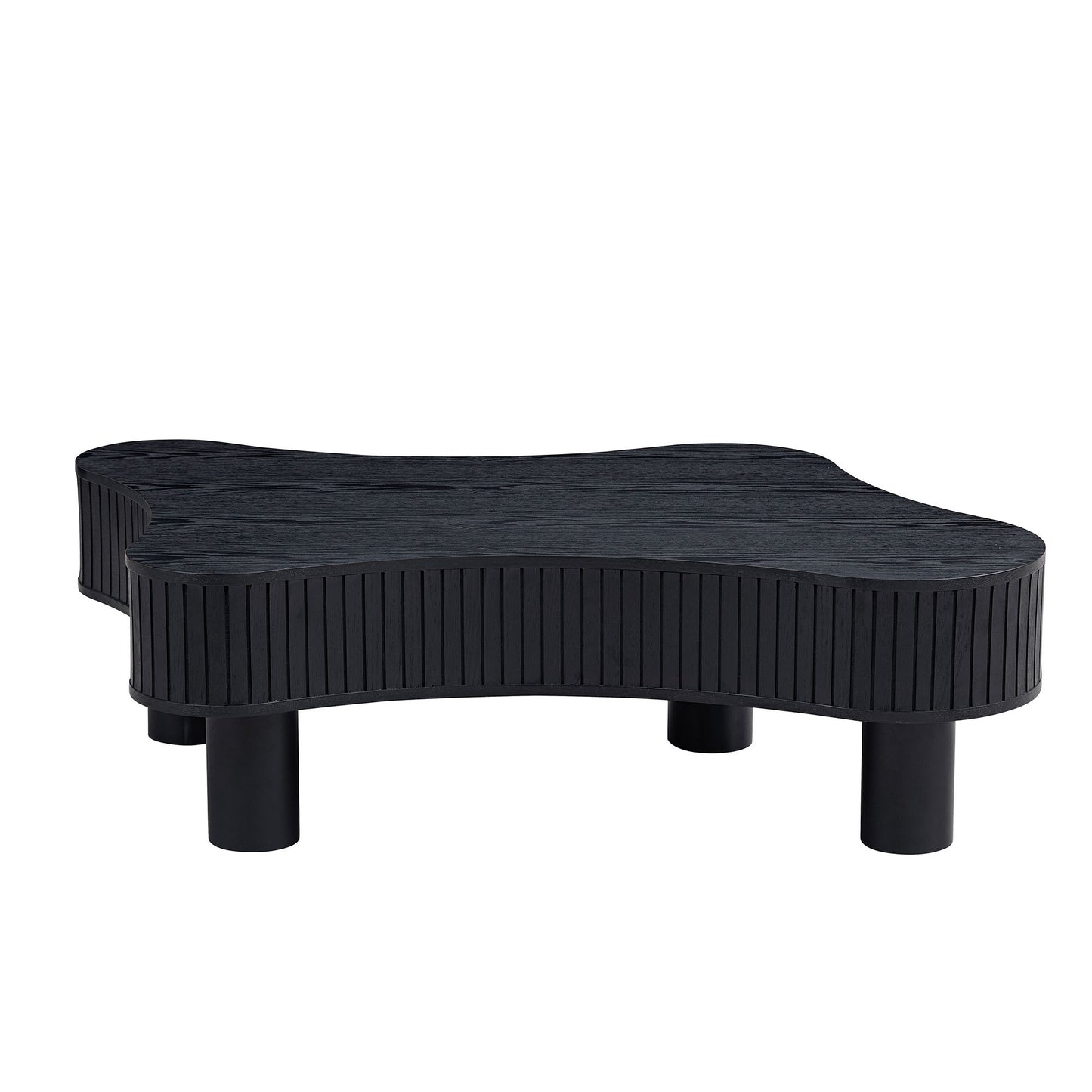 Handcraft Drum Coffee Table, Black