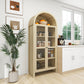 Lacy Arched Storage Cabinet