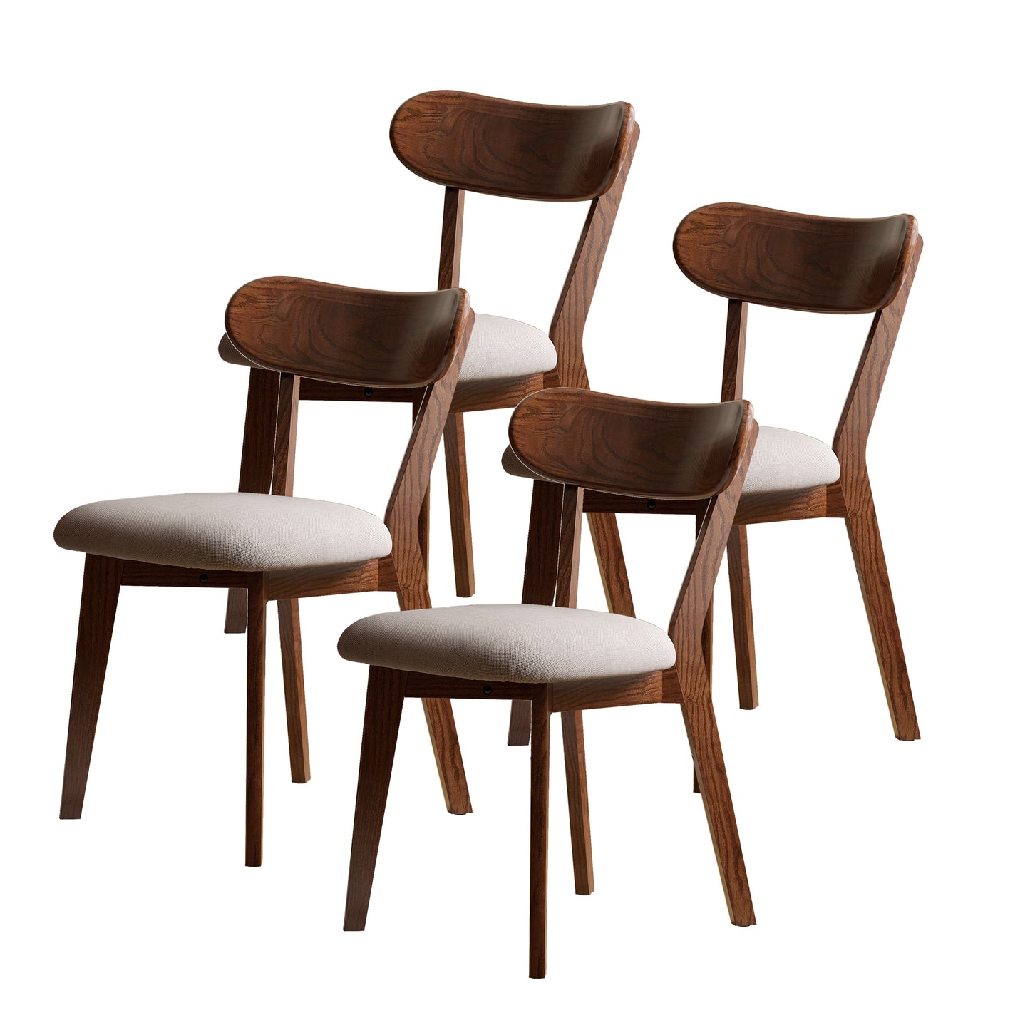Ellison Solid Oak Dining Chair, Set of 4