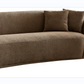 Half Moon Curved Sofa, Camel