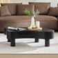 Handcraft Drum Coffee Table, Black