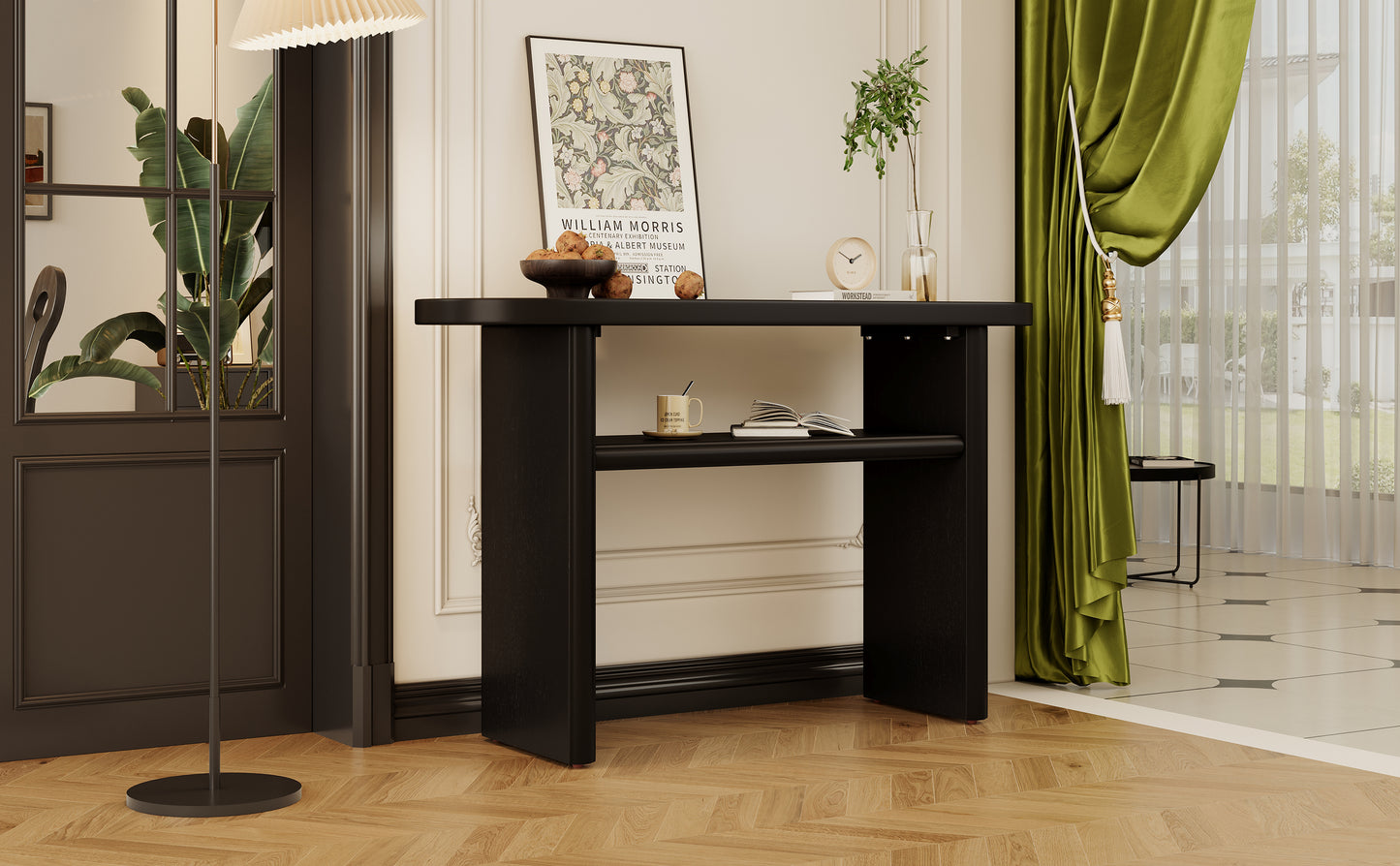 Kye Console Table, Black