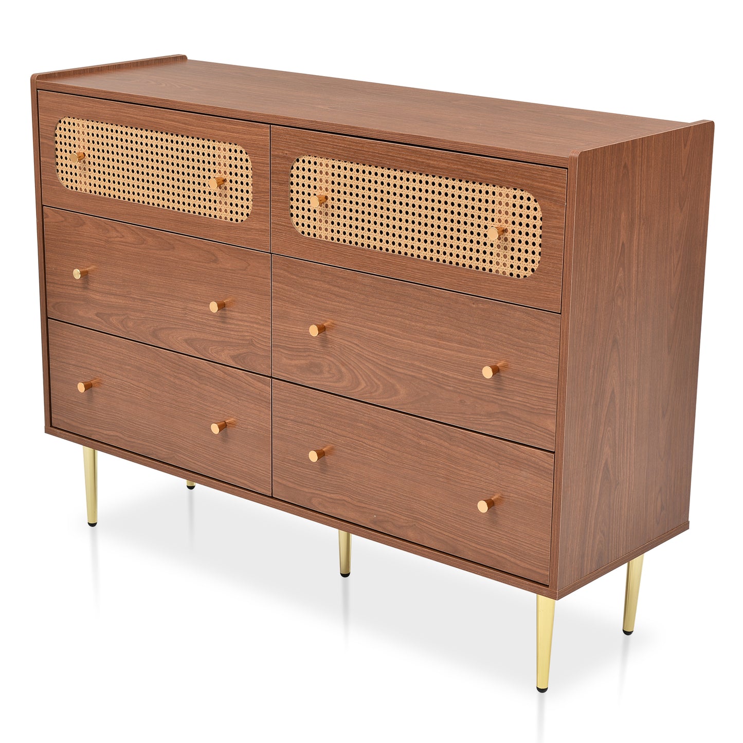 Amber Walnut Dresser