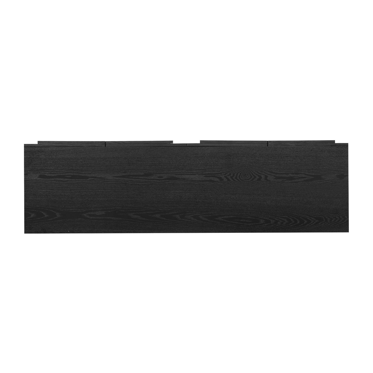 Renzo Sculpted Black Sideboard