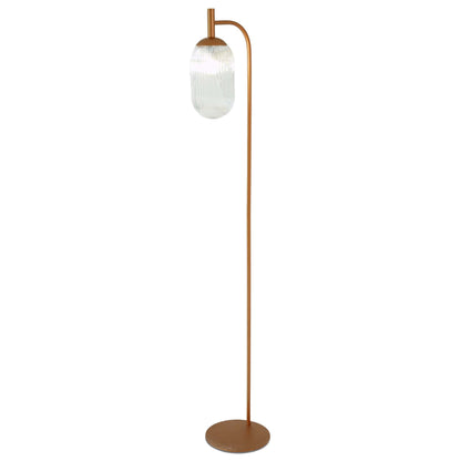 Vela Glass Globe Floor Lamp