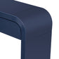 Pyrk Console Table, Navy Blue