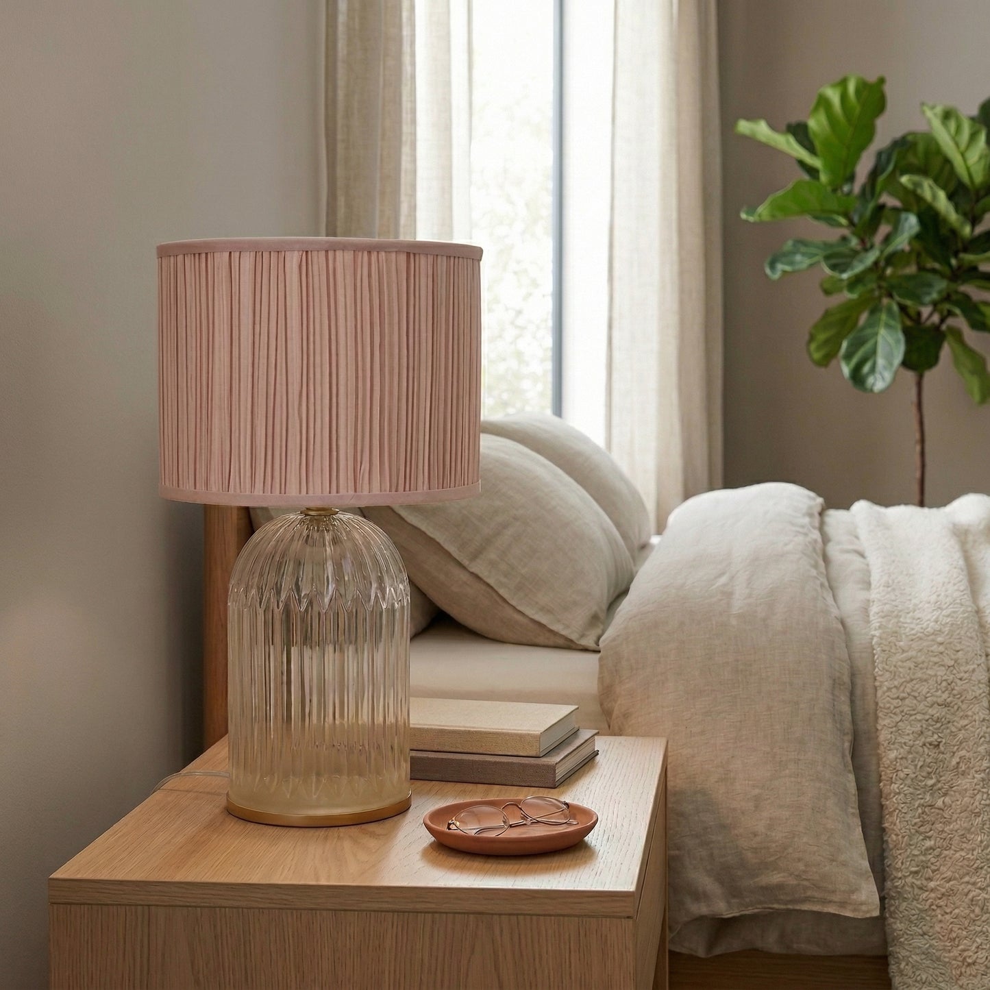 Elara Pleated Shade Table Lamp