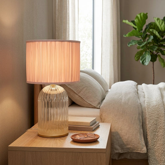 Elara Pleated Shade Table Lamp