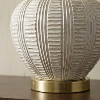 Elara Textured Ceramic Table Lamp