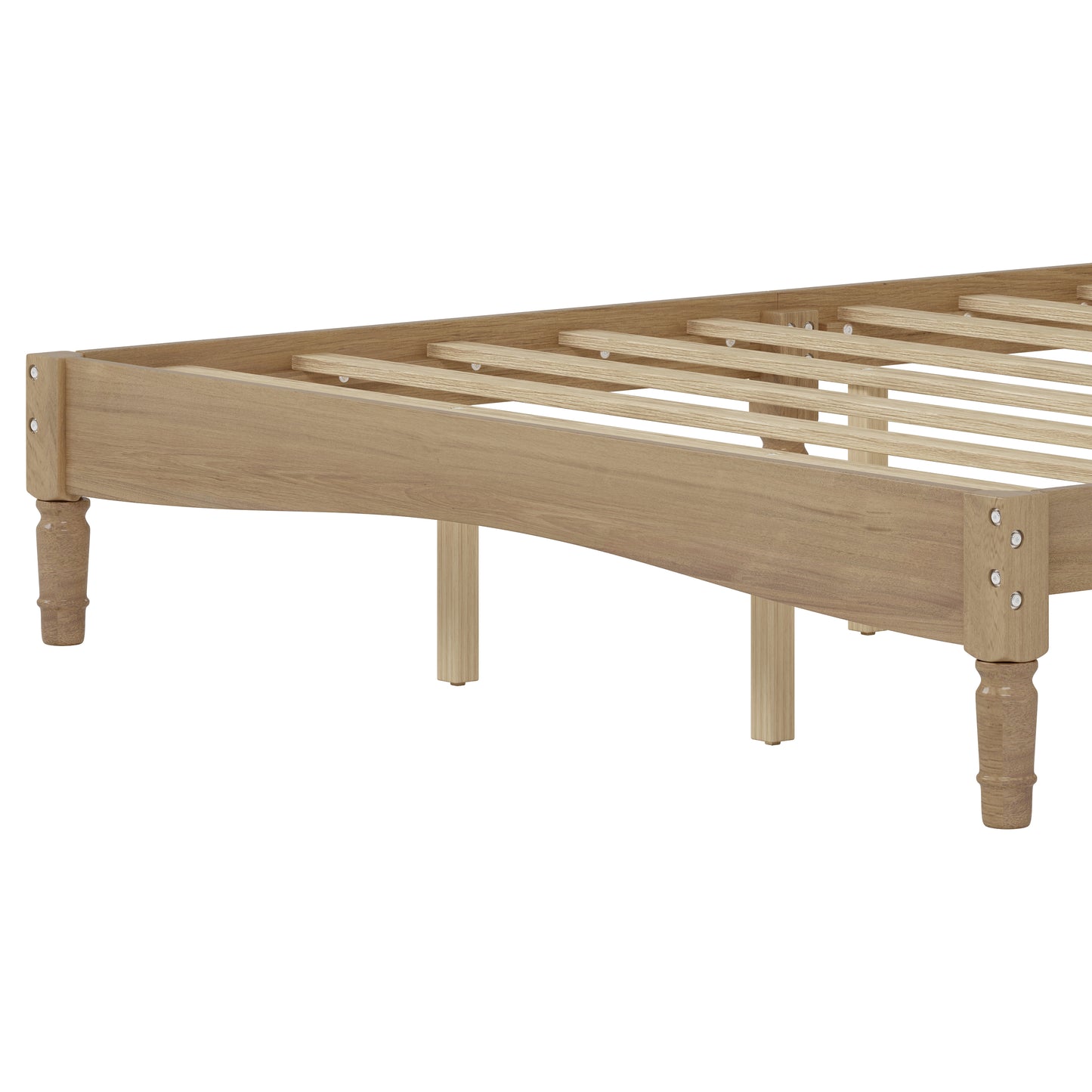 Briar Turned-Spindle Platform Queen Bed, Natural