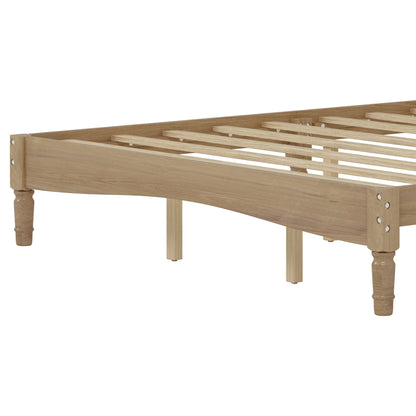 Briar Turned-Spindle Platform Queen Bed, Natural