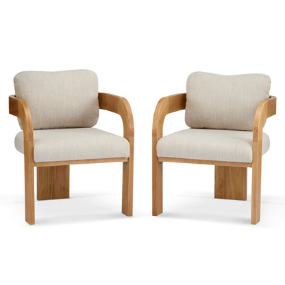 Lucien Upholstered Dining Armchairs (Set of 2)