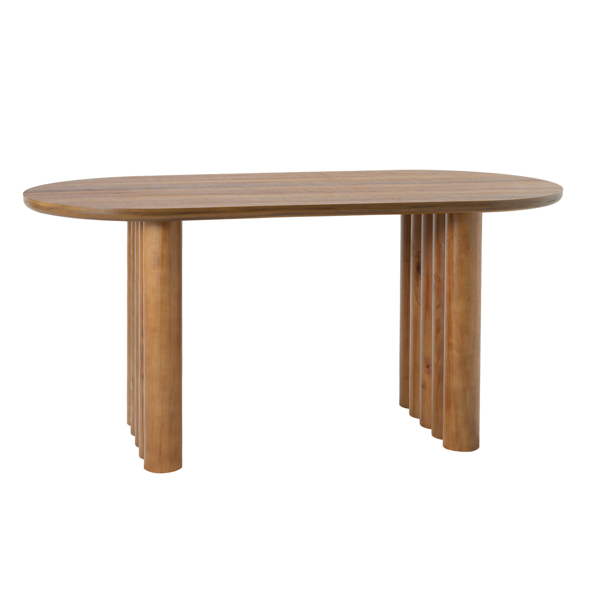 Maren Fluted Oval Dining Table