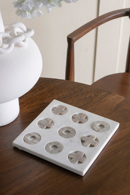 Marble Tic-Tac-Toe Game Set