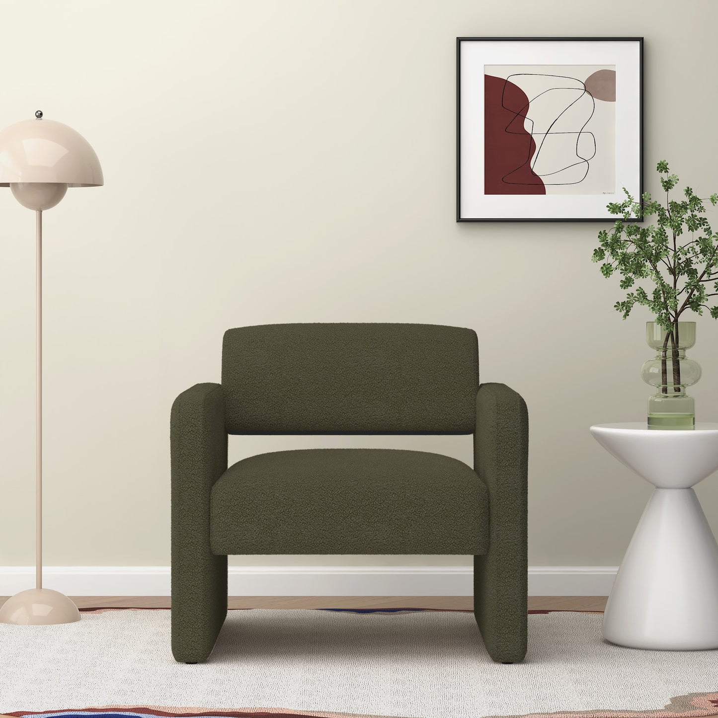 Mod Green Accent Chair