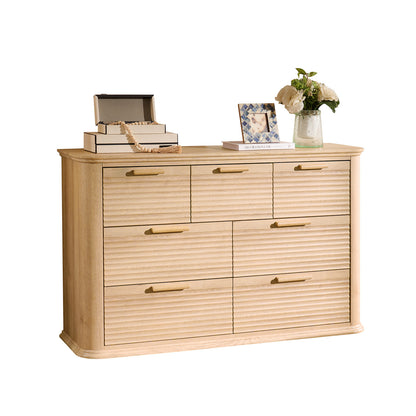 Elowen 7-Drawer Dresser, Oak Finish
