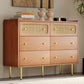 Amber Walnut Dresser