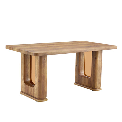 Arden Modern Dining Table, Oak