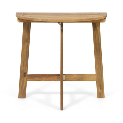 Ardin Folding Bistro Table, Natural Finish
