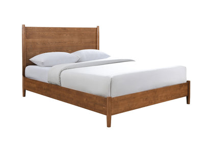Kairo Walnut Panel King Bed Frame