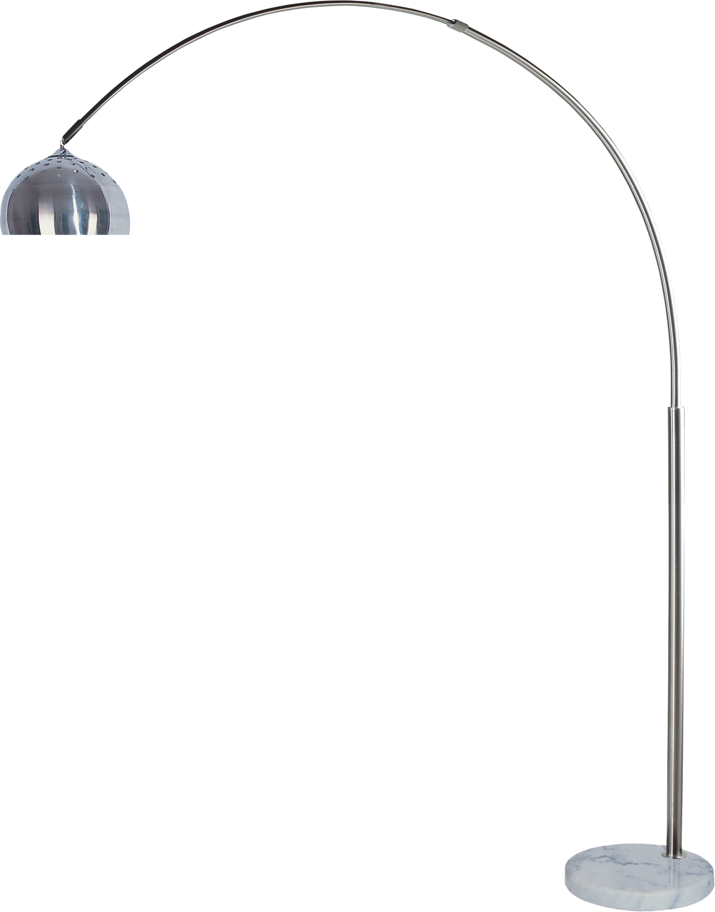 Liora Marble Base Arc Floor Lamp