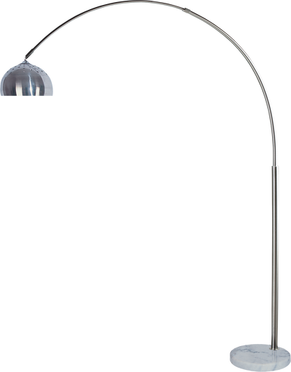 Liora Marble Base Arc Floor Lamp