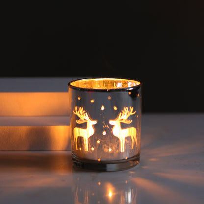 Reindeer Holiday Candle Votive