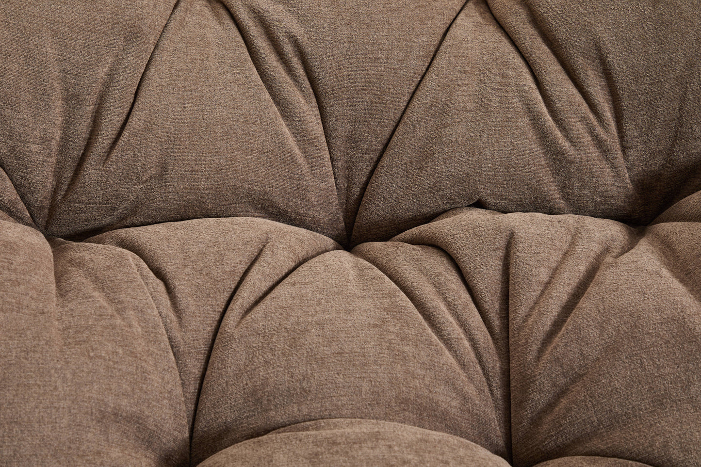 Oversized Papasan Swivel Accent Chair, Brown