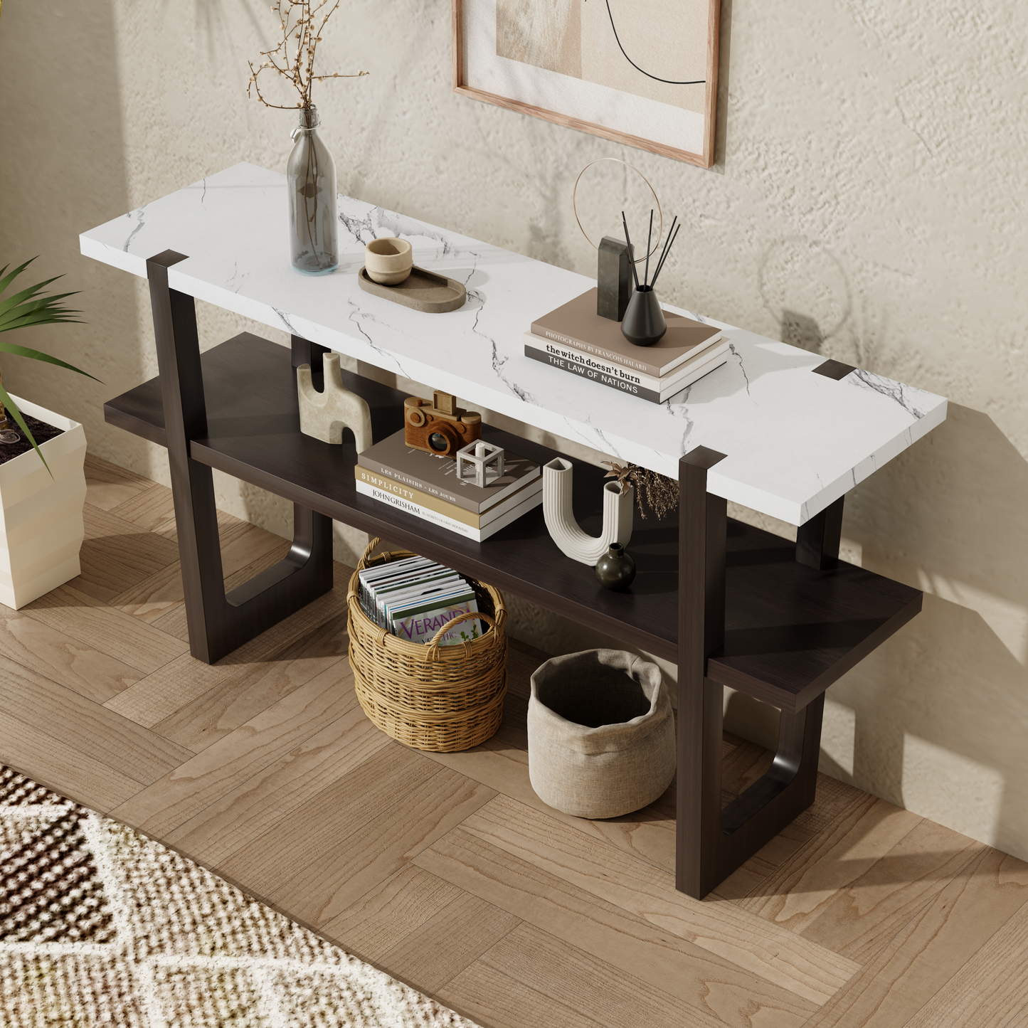 Berg Console Table, Espresso