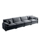 Berk Corduroy Sofa , Grey