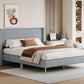 Cory Queen Platform Bed, Gray