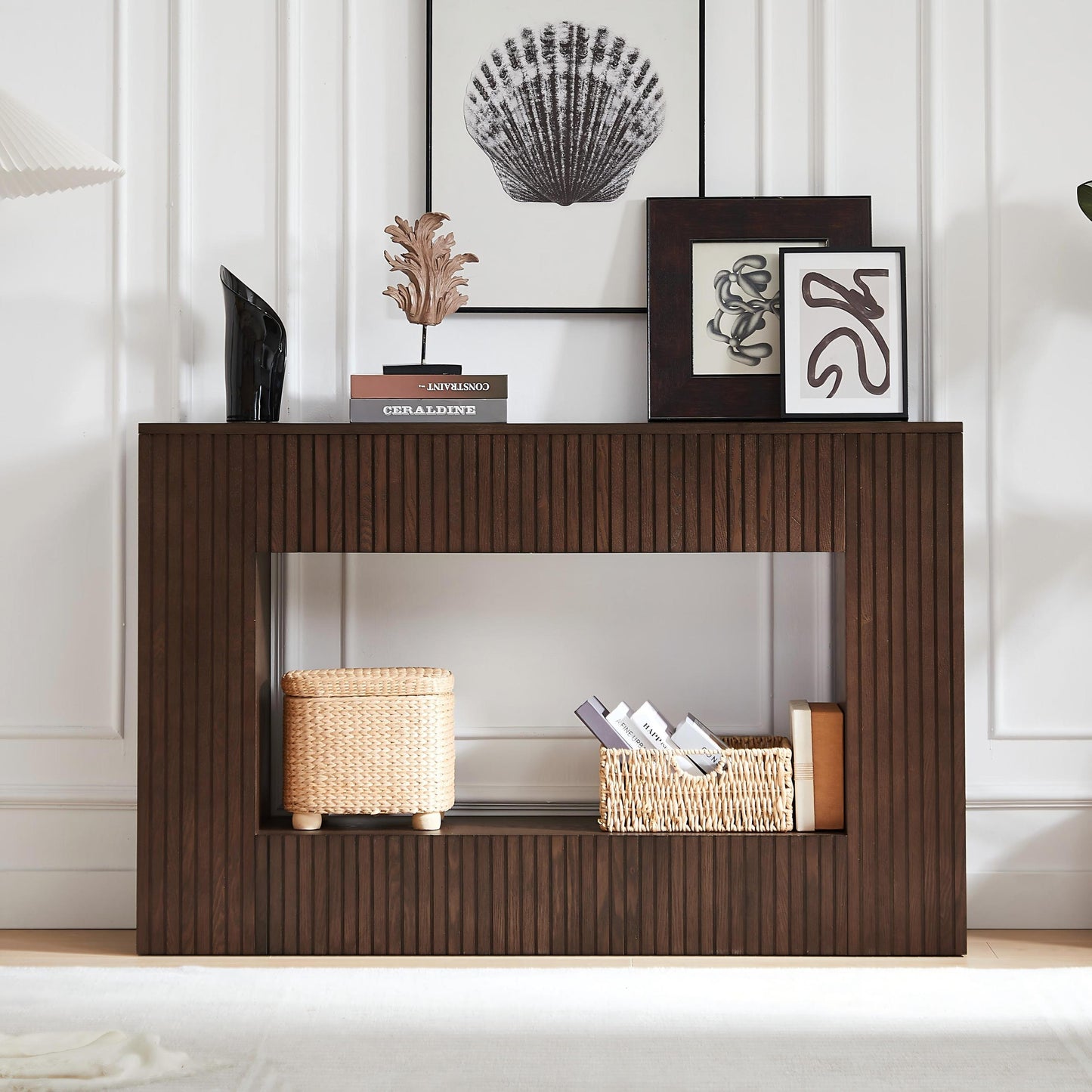 The Larsa Console Table - Walnut