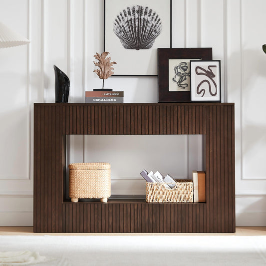 The Larsa Console Table - Walnut