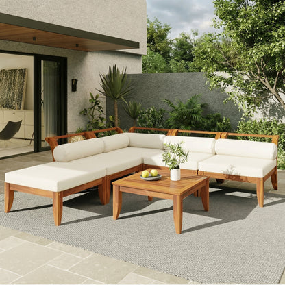 Haven Acacia Outdoor Modular Sectional Set