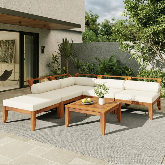 Haven Acacia Outdoor Modular Sectional Set