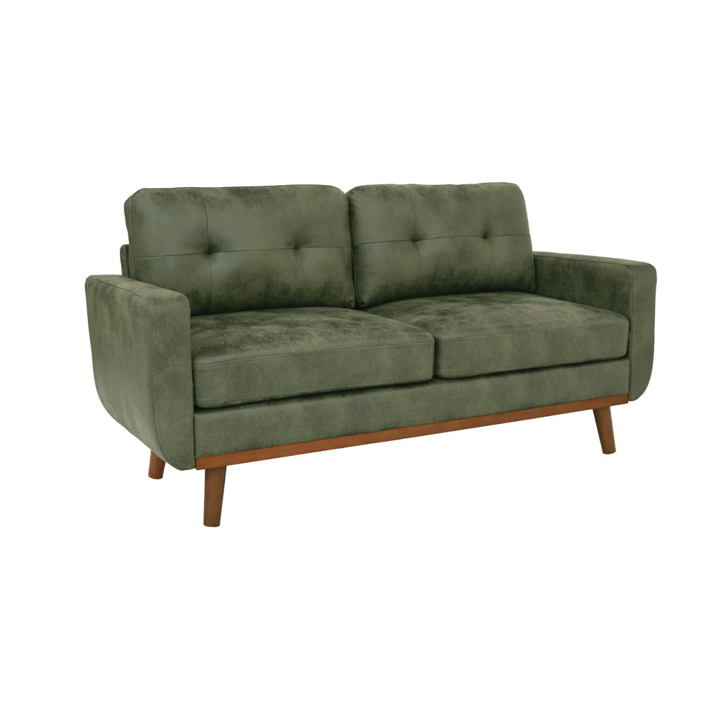 Hayes Tufted Olive Green Sofa