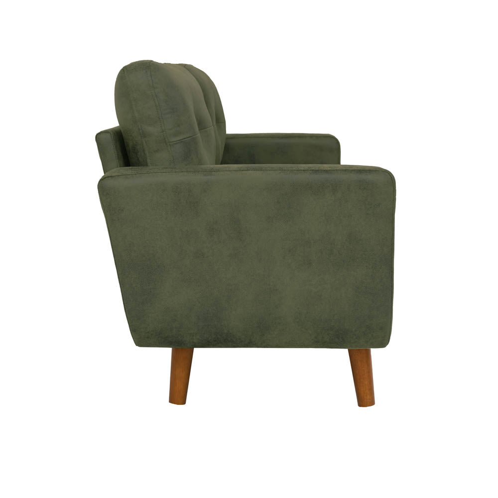 Hayes Tufted Olive Green Sofa