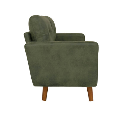 Hayes Tufted Olive Green Sofa