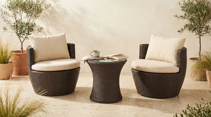 Kona Woven Outdoor Chat 3-Piece Set