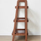 Ladder 3-Tier Oak Wood Bookcase