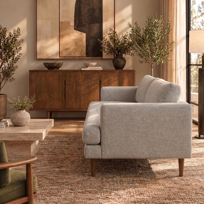 Livingston Upholstered 2-Seater Sofa, Mist Grey