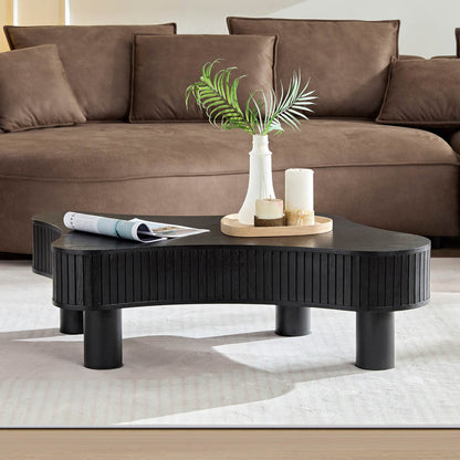 Luci Organic Coffee Table, Black
